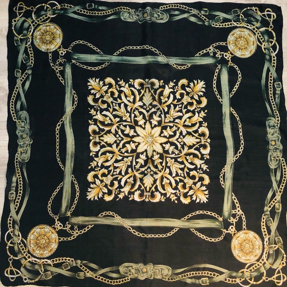 Silk scarf New hand made